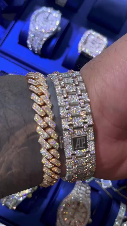 VVS Moissanite Watch 13 (Bundle)