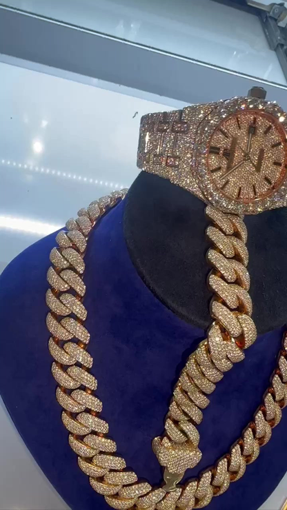 VVS Moissanite Watch 17 (Bundle)