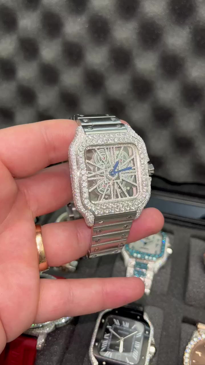 VVS Moissanite Watch 40