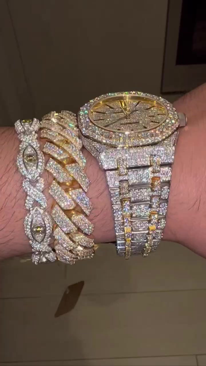 VVS Moissanite Watch 5 (Bundle)