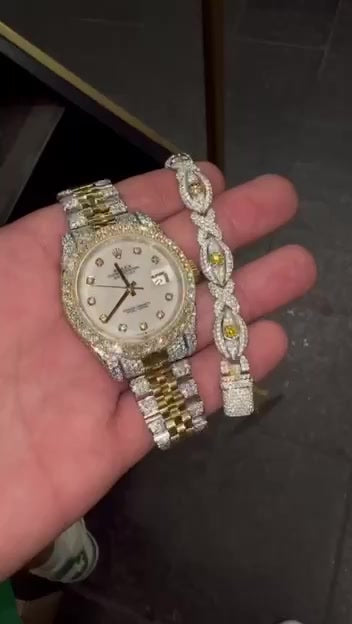 VVS Moissanite Watch 63 (Bundle)