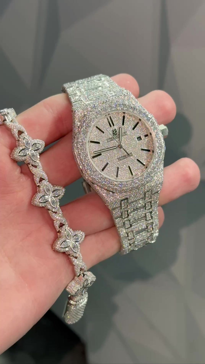 VVS Moissanite Watch 6 (Bundle)