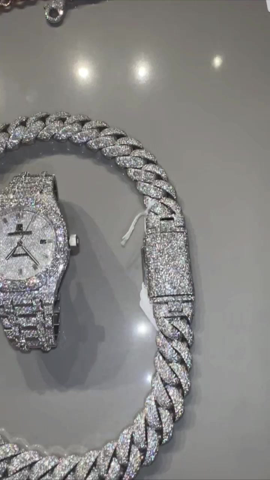 VVS Moissanite Watch 7 (Bundle)