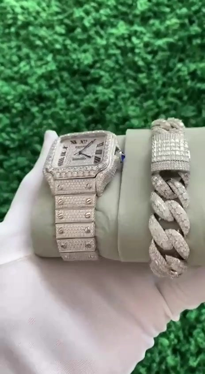 VVS Moissanite Watch 60 (Bundle)